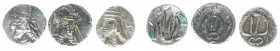 Persis - Rulers under Parthian sovereignty, 100 BC - end of 1st cent AD - Prince Y (former Unknown King II) - AR Obol (0.49, 0.53, 0.30 g) - Bearded b...
