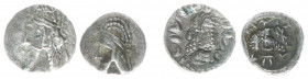 Persis - Vādfradād V dynasty, late 1st cent-211 AD - Vādfradād V (Autophradates) - AR Obol (0.61, 0.40 g), Bearded bust to left, wearing tiara, hair i...