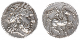 Kingdom of Macedonia - Philip II (359-336 BC) - AR Tetradrachm (Amphipolis, postum, 323-316 BC, 14.32 g) - Bearded and laureate head of Zeus right / Φ...