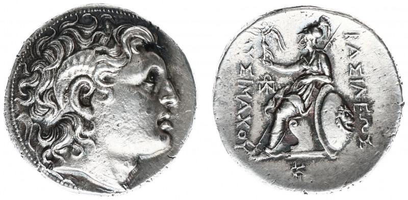 Kingdom of Thrace - Lysimachos (323-281 BC) - AR Tetradrachm (Amphipolis c 288-2...