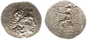 Kingdom of Thrace - Lysimachos (323-281 BC) - AR Tetradrachm (Byzantion 1st century BC, 15.11 g) - Diademed head of Alexander III to right, wearing ho...