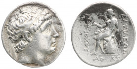 The Seleukid Kingdom - Antiochos I Soter (281-261 BC) - AR Tetradrachm (Sardeis, 16.90 g) - Diademed head right / BAΣIΛEΩΣ on r., ANTIOXOY on l. Apoll...