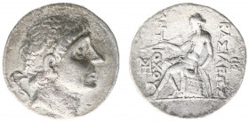 The Seleukid Kingdom - Antiochos II (261-246 BC) - AR Tetradrachm (Seleucia on the Tigris, 16.47 g) - Diademed head right / BAΣIΛEΩΣ – ANTIOXOY. Apoll...