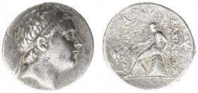 The Seleukid Kingdom - Antiochos III The Great (223-187 BC) - AR Tetradrachm ('Rose mint', Edessa (?), after 213 BC, 16.92 g) - Diademed head to right...
