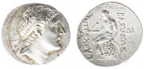 The Seleukid Kingdom - Antiochos III The Great (223-187 BC) - AR Tetradrachm (ΔΙ mint, probably Damaskos, 17.04 g) - Diademed head of Antiochus III to...