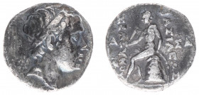 The Seleukid Kingdom - Seleukos IV Philopator (187-175 BC) - AR Drachm (Soloi, 3.81 g) - Diademed head of Seleukos IV to right / ΒΑΣΙΛΕΩΣ ΣΕΛΕΥΚΟΥ. Ap...