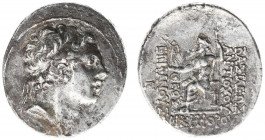 The Seleukid Kingdom - Antiochos IV Epiphanes (175-164 BC) - AR Tetradrachm (Antioch on the Orontes, series 3, struck 168-164 BC, 15.48 g) - Diademed ...