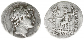 The Seleukid Kingdom - Antiochos V Eupator (164-162 BC) - AR Tetradrachm (Antioch on the Orontes, 16.09 g) - Diademed head right within fillet border ...