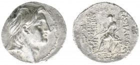 The Seleukid Kingdom - Demetrios I Soter (162-150 BC) - AR Tetradrachm (Antioch on the Orontes, dated SE 162 (151/0 BC), 16.35 g) - Diademed head righ...