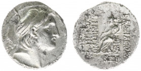 The Seleukid Kingdom - Demetrios I Soter (162-150 BC) - AR Tetradrachm (Antioch on the Orontes. Dated SE 162 (151/0 BC), 16.20 g) - Diademed head righ...