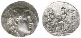 The Seleukid Kingdom - Demetrios I Soter (162-150 BC) - AR Tetradrachm (Antioch on the Orontes, dated SE 162 (151/0 BC), 16.52 g) - Diademed head righ...