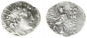 The Seleukid Kingdom - Antiochos VI Dionysos (145-142 BC) - AR Drachm (Antioch on the Orontes , date off, 3.40 g) - Radiate and diademed head right / ...