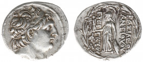 The Seleukid Kingdom - Antiochos VII Euergetes (138-129 BC) - AR Tetradrachm (Antioch on the Orontes, 16.78 g) - Diademed head right within fillet bor...