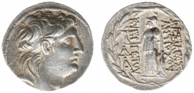 The Seleukid Kingdom - Antiochos VII Euergetes (138-129 BC) - AR Tetradrachm (Antioch on the Orontes, 14.91 g) - Diademed head right within fillet bor...