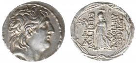 The Seleukid Kingdom - Antiochos VII Euergetes (138-129 BC) - AR Tetradrachm (Antioch on the Orontes, 16.69 g) - Diademed head right within fillet bor...