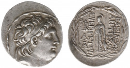 The Seleukid Kingdom - Antiochos VII Euergetes (138-129 BC) - AR Tetradrachm (Antioch on the Orontes, 16.97 g) - Diademed head right within fillet bor...