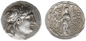 The Seleukid Kingdom - Antiochos VII Euergetes (138-129 BC) - AR Tetradrachm (Antioch on the Orontes, 16.30 g) - Diademed head right within fillet bor...