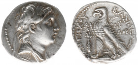 The Seleukid Kingdom - Antiochos VII Euergetes (138-129 BC) - AR Tetradrachm (Phoenician standard, Tyre, dated SE 174 (139/8 BC), 14.34 g) - Diademed ...
