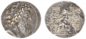The Seleukid Kingdom - Demetrios II Nikator (second reign 129-125 BC) - AR Tetradrachm (Antioch on the Orontes, struck 129-128 BC, 16.62 g) - Diademed...