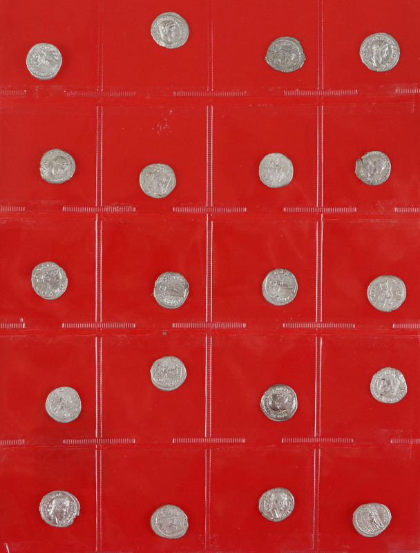 Roman coinage - A nice collection of Denarii of Severus Alexander, several grade...