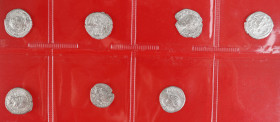 Roman coinage - A small lot with Roman Denarii: Elegabalus (2), Julia Maesa, Severus Alexander, Septimius Severus, Julia Mamaea and Julia Domna - in t...