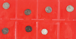Roman coinage - A lot with Roman Denarii: Marcus Aurelius, Caracalla (2), Antoninus Pius, Septimius Severus, Domitianus and Julia Domna - in total 7 c...