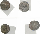 Roman coinage - Roman Empire, Probus (276-282) - lot of 4 antoniniani: Adventus Aug/R(lightning)Z, Fides Milit/IIIXXT, Soli Invicto/R*B and Virtus Pro...