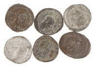 Roman coinage - A small lot of 6 Antoniniani of Philippus I Arabs, several reverses, in avg. good VF