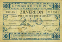 Netherlands - 2½ Gulden 1915 Zilverbon (Mev. 10-1 (voorheen 11-1) / AV 9.1) - # FN 15911 - F/ZF