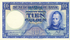 Netherlands - 10 Gulden 1945 II Willem I - Staatsmijnen met foutief geboortejaar (Mev. 46-2 / AV 35.1a) - PR+ / mooie frisse druk