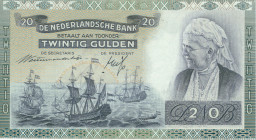 Netherlands - 20 Gulden 1939 Emma (Mev. 58-1 / AV 41.1b.3) - met vaste datum 19 maart 1941 - UNC