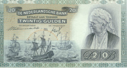 Netherlands - 20 Gulden 1939 Emma (Mev. 58-1 / AV 41.1b.3) - met vaste datum 19 maart 1941 - UNC