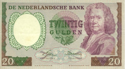 Netherlands - 20 Gulden 1955 Boerhaave (Mev. 60-1 /AV 43.1) - stevig/crisp papier - ZF