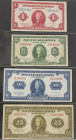 Nederland - Leuke verzameling bankbiljetten NL 1-1000 Gulden in 2 albums wo. Zilverbonnen, 10 Gulden Emma, 20 Gulden Stuurman, Stadhouder, 25 Gulden F...