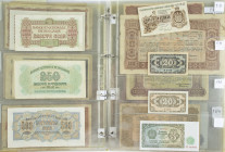 Bulgarije - Album banknotes Bulgaria 1910-1974 including P. 2, 16, 17, 55, 60, 61, 67L, etc. etc. - Total ca. 44 pcs.