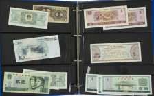 China - Album small collection banknotes China 1928-2005