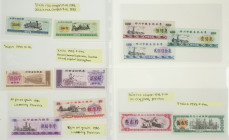 China - Album with Food coupons China 1955-1990, Heilongjiang province, Liaoning province, Xinxiang city, Jilin province, Chengdu city, etc. + some Fo...