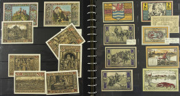 Duitsland - Collection emergency notes Germany period 1918-1921. Total ca. 262 pcs.