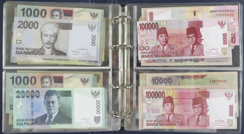 Indonesië - Album collection banknotes Indonesia 1954-2013 - Total 36 pcs. all R...