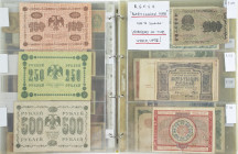 Rusland / Russia - Album banknotes Russia 1898-1997 including 50 Rubles 1947, etc. - Total ca. 65 pcs.