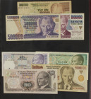 Album banknotes world including Tunisia, Belgian Congo, Angola, Poland, Greece, Cuba, Colombia, etc.