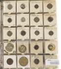 Albums - Album met collectie munten Provinciaal wo. Duiten, Dubbele (wapen)stuivers, Bezemstuivers, etc. + iets Koninkrijk NL en Overzee wo. (1/2) VOC...