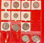 Albums - Map munten Provinciaal wo. Schellingen, Guldens, Rijksdaalder en Zilveren Dukaten - Totaal 12 stuks