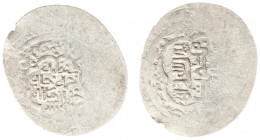 Arabian Empires - Post-Mongol Iran - Jalayrid - Sultan Ahmad, 2nd reign (AH807-813 / AD1405-1410) - AR Tanka, no date & mint, struck at Lahijan (A-231...