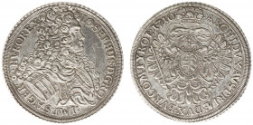 Austria - Empire - Joseph I (1705-1711) - Taler 1710-IMH, Vienna - without inner circle (KM1505, Dav.1014) - Obv: Armoured bust right / Rev: Crowned d...