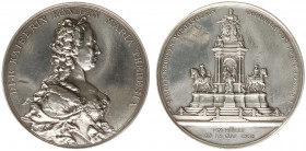 Austria - Medals & Tokens - 1888 - Medal 'Erection Statue of Maria Theresia in Vienna' by A. Scharff - Obv. Bust Maria Theresia right / Rev. Statue on...