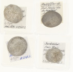 Arabian Empires - Lot 	Amir of Astarabad (Walid): 3x AR 6 Dirhams: AH78x type WF Damghan; AH775 type WF Astarabad; AH778 type WD Astarabad (A-2343.2; ...
