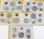 Canada - Lot with Prooflike-sets Canada 1963-1967 - 5 sets total