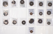 China - Lot coins Qing Dynasty of Wen Zong (1851-61) and De Zong (1875-1908) AE Wen (diferent values) - all coins described
