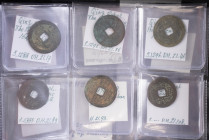 China - Lot AE Wen coins Southern Ming & Qing Rebels and Tang Dynasty (618-907) - total 16 coin, all described in lot